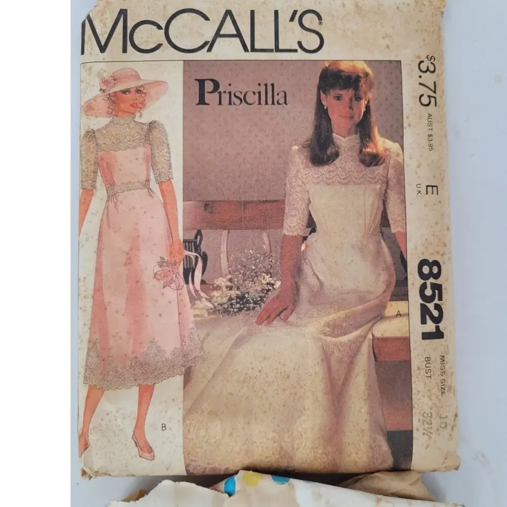 Vintage McCall’s‎ 70s Bridal Gown Wedding Patterns Lot